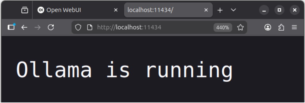 Ollama Running Check