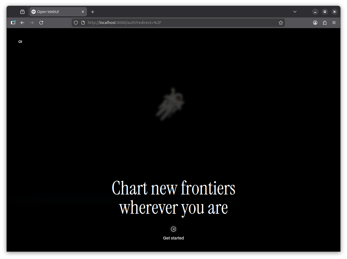 Open WebUI Login